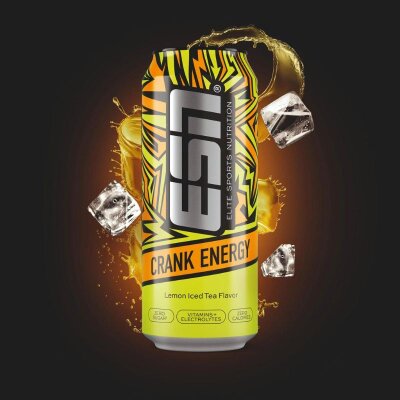ESN Crank Energy 500ml Dose Lemon Iced Tea (inkl. 0,25€ Pfand)