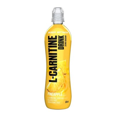 Body Attack L Carnitine Drink - 500ml 500 ml Pineapple