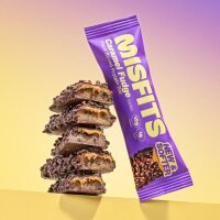 Misfits Vegan Soft Protein Bar 50g Riegel Caramel Fudge