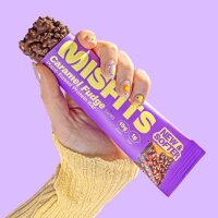 Misfits Vegan Soft Protein Bar 50g Riegel Caramel Fudge