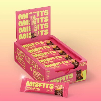 Misfits Vegan Soft Protein Bar 50g Riegel Cookie Butter