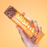 Misfits Vegan Soft Protein Bar 50g Riegel Peanut Butter Fudge
