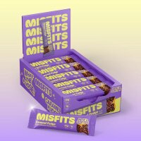 Misfits Vegan Soft Protein Bar 15x50g BOX Caramel Fudge