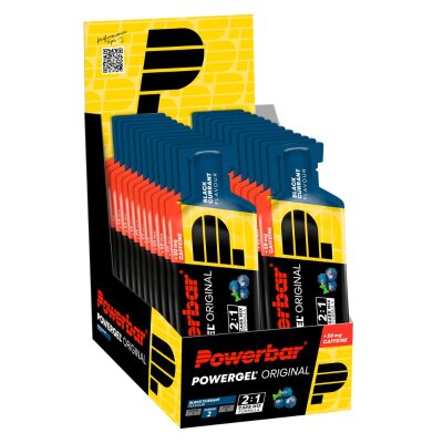 PowerBar Powergel Original 24 x 41g Gel Black Currant (mit Koffein)