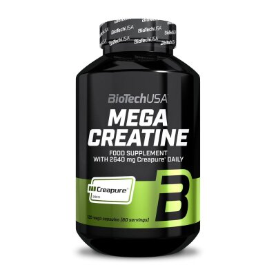 BioTechUSA Mega Creatine Creapure, 120 Kapseln