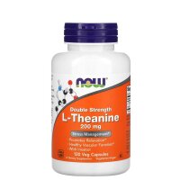 NOW Foods L-Theanine - 200mg - 60 Kapseln