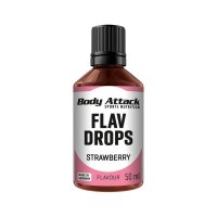 Body Attack Flav Drops (50ml) Strawberry (MHD 30.11.25)