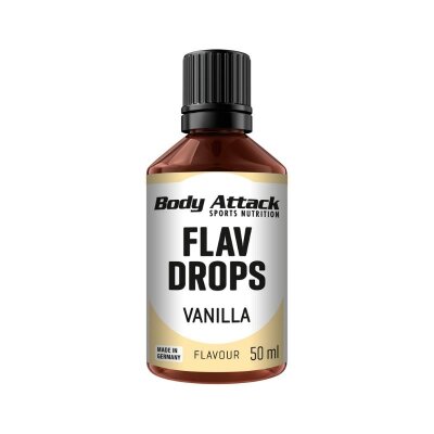 Body Attack Flav Drops (50ml) Cookies n Cream (30.11.25)