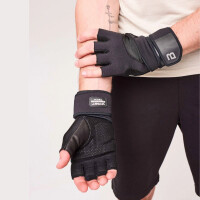 BiotechUSA Gewichtheberhandschuh Kyle, Leder, Schwarz