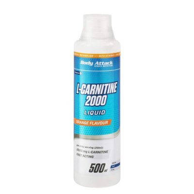 Body Attack L-Carnitin Liquid 2000 Orange 500ml