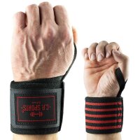 C.P. Sports Strongman-Handgelenkbandagen Red