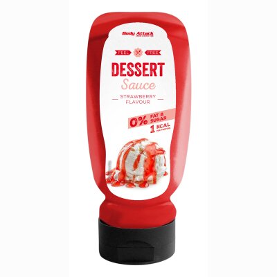 Body Attack Dessert Sauce Strawberry 320ml