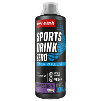 Body Attack Sports Drink Zero Blueberry