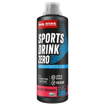 Body Attack Sports Drink Zero Cherry Banana