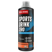 Body Attack Sports Drink Zero Peach Passion Fruit