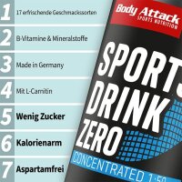 Body Attack Sports Drink Zero