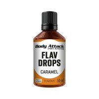 Body Attack Flav Drops 50ml Caramel