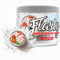 #Sinob Flasty Geschmackspulver Schokolade Joghurt Erdbeere