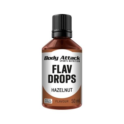 Body Attack Flav Drops 50ml Hazelnut