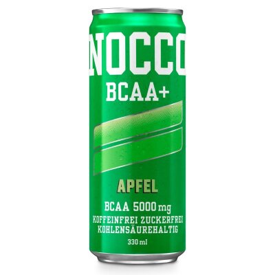 Nocco BCAA Drink (inkl. 0,25€ Pfand) 330ml Dose Apfel (Koffeinfrei)