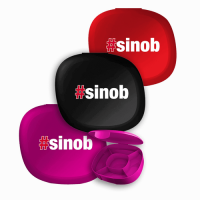 #Sinob Pillenbox #SINOB Rot