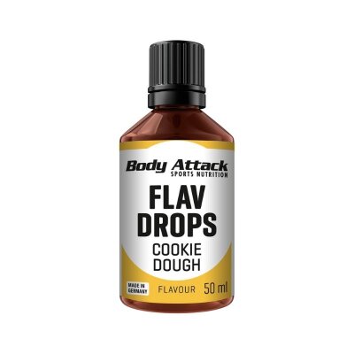 Body Attack Flav Drops 50ml Cookie Dough