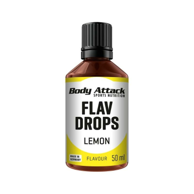 Body Attack Flav Drops 50ml Lemon