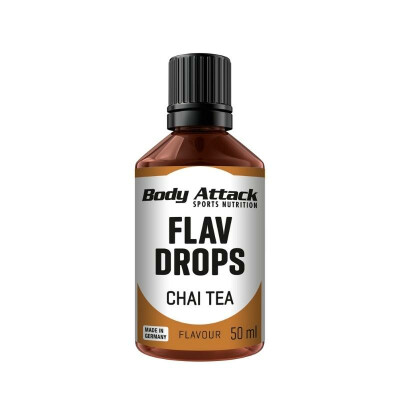 Body Attack Flav Drops 50ml Chai Tea