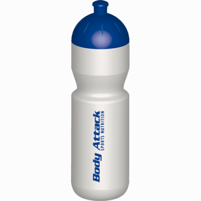 Body Attack Trinkflasche 750ml weiß-blau