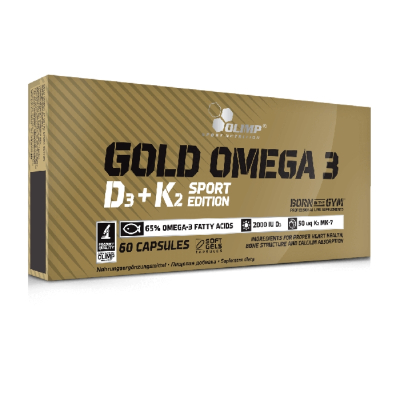 Olimp Gold Omega 3 D3+K2 Sport Edition 60 Caps