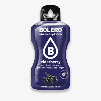 Bolero Drink GetrÃ¤nkepulver - 9g Elderberry