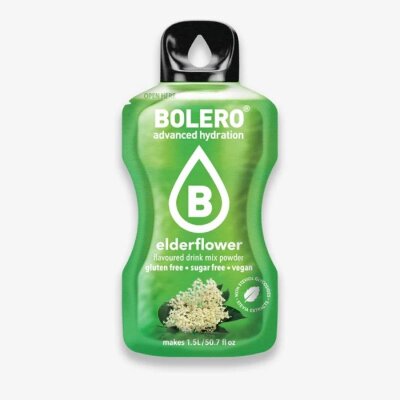 Bolero Drink GetrÃ¤nkepulver - 9g Elderflower
