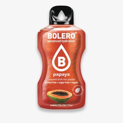 Bolero Drink GetrÃ¤nkepulver - 9g Papaya