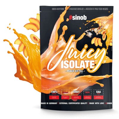 #Sinob Juicy Isolate 1000g Peach Ice Tea