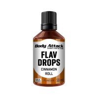 Body Attack Flav Drops 50ml Cinnamon Roll