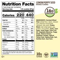 Lenny&Larrys Complete Cookie Lemon Poppy Seed