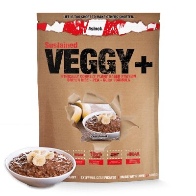 #Sinob Veggy+ Vegan Protein 900g Banane Schoko