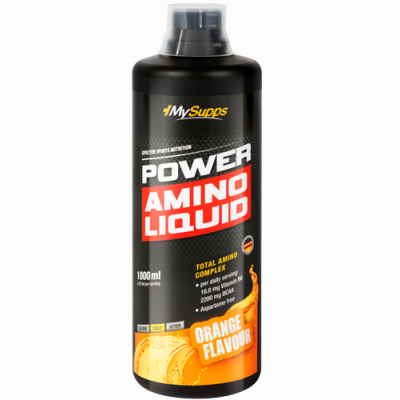MySupps Power Amino Liquid 1000ml Orange