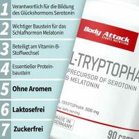 Body Attack L-Tryptophan 90 Caps