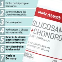 Body Attack Glucosamine + Chondroitin 90 Kapseln