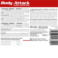 Body Attack Glucosamine + Chondroitin 90 Kapseln