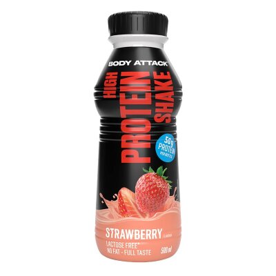 Body Attack High Protein Shake (inkl, 0,25 Pfand) Strawberry
