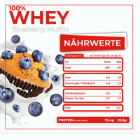 All Stars 100% Whey Protein Blueberry Muffin