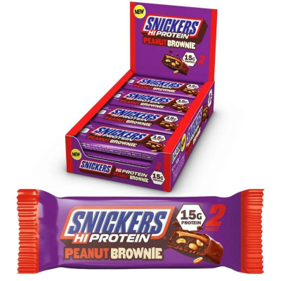 Snickers Hi Protein Peanut Brownie