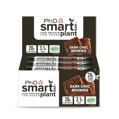 PhD Smart Plant Bar 64g Dark Choc Brownie