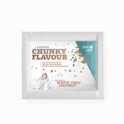 More Nutrition Chunky Flavour Probe 30g Weisse-Schokolade-Kokosnuss