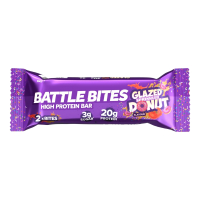 Battle Bites High Protein Bar Glazed Sprinkled Donut (MHD 10/03/24)