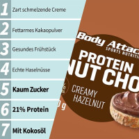 Body Attack Protein Nut Choc 250g Hazelnut Super Crunch