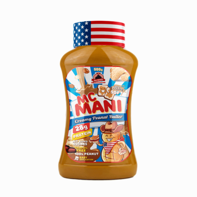 Max Protein McMani Creamy Peanut Butter 500g Extra creamy+soft
