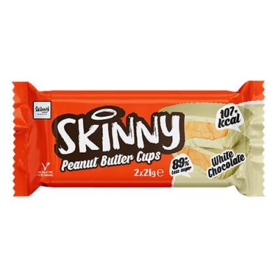 Skinny Food - Peanut Butter Cups 2x21g White Chocolate